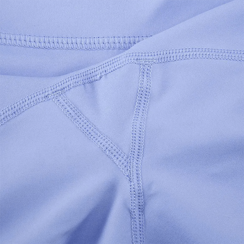 Close-up of Versatile Women's Yoga Activewear Set SF2080 showcasing high-quality, breathable nylon fabric and reinforced stitching.